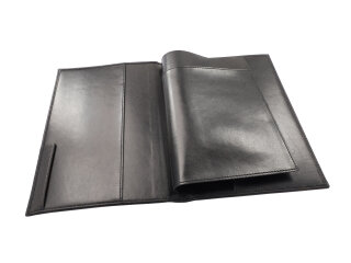 Board folder ORIGINAL PORSCHE 911 914 924 944 928 service booklet LEATHER BLACK