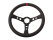 Sports steering wheel ORIGINAL PORSCHE 911 964 993 928 LEATHER BLACK DECORATIVE STITCHING RED