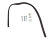 Tapa final parachoques trasero para PORSCHE 911 2.0 912 -68 tapa DERECHA 90150525220