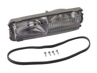 ヘッドライトインサート オリジナル PORSCHE 944 S2 951 ターボ ホワイト 左