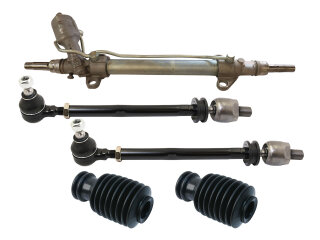Steering gear + tie rod for PORSCHE 928 S4 GTS 86 - RHD SET in exchange