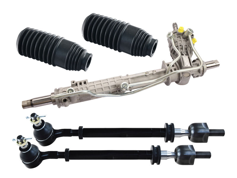 Steering gear + tie rods for PORSCHE 964 Carrera -91 SET...