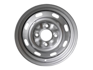 スチールリム 5.5x15 ET34 ポルシェ 914-4 シルバー