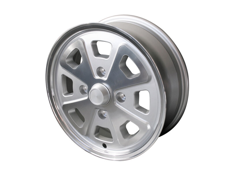 Cerchio in lega 5,5x15 ET35 per PORSCHE 914 Fuchs Style SILVER