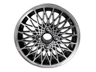 Cerchio in lega 6x15 ET20 per PORSCHE 924 2.0 Turbo Style NERO