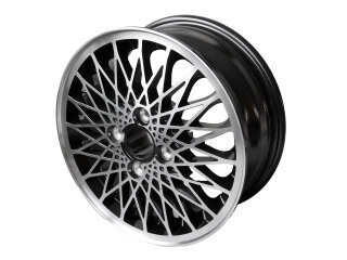 Jante em liga leve 6x15 ET20 para PORSCHE 924 2.0 Turbo Style PRETO