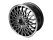 Cerchio in lega 6x15 ET20 per PORSCHE 924 2.0 turbo Stile NERO