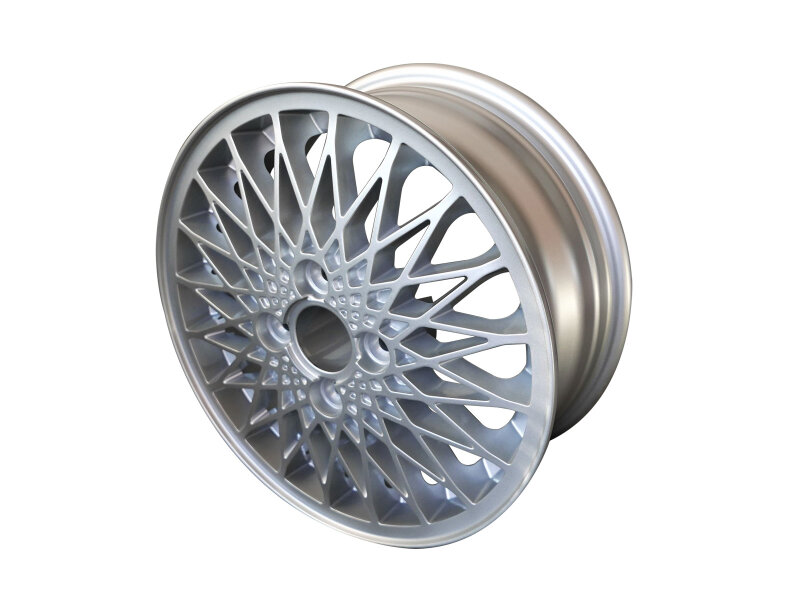 Lichtmetalen velg 6x15 ET20 voor PORSCHE 924 2.0 Turbo Style ZILVER