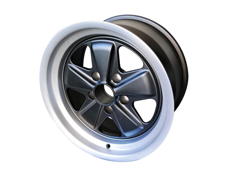 Aluminum rim 9x17 ET15 for PORSCHE 911 G 930 turbo Fuchs Style MATT BLACK