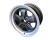 Roda de liga leve 9x17 ET15 para PORSCHE 911 G 930 turbo Estilo Fuchs PRETO FOSCO