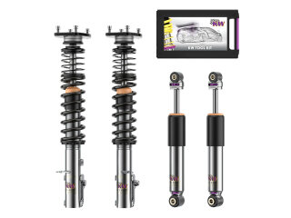 Sport suspension for PORSCHE 944 -07/85 KW V3 Black...