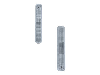 2x side indicators for PORSCHE 928 fender indicators FRONT clear white