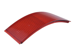 Lentille de clignotant pour feu arri&egrave;re PORSCHE 924/944, rouge, gauche et droite