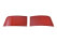 Lentille de clignotant pour feu arrière PORSCHE 924/944, rouge, gauche et droite