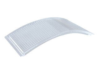 Lente indicadora para lanterna traseira PORSCHE 924 944, transparente/branca, esquerda e direita