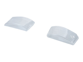 Lentes de intermitente para intermitentes delanteros PORSCHE 924 944, blancas, izquierda y derecha