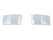 Indicator lens for PORSCHE 924 944 front indicators, white, left and right