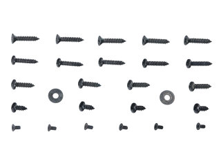 Screws for PORSCHE 944 968 Targa roof sun visor wind deflector hinges SET