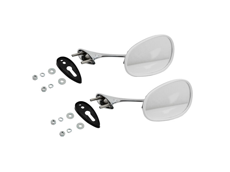 2x Wing Mirrors for PORSCHE 356 A/B Ponto Rearview Mirror SET