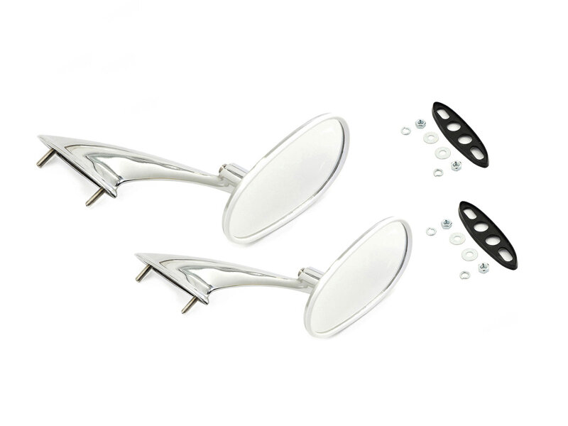 2x Exterior Mirrors for PORSCHE 356 A Aero Rearview...