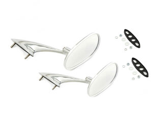 2x Exterior Mirrors for PORSCHE 356 A Aero Rearview...