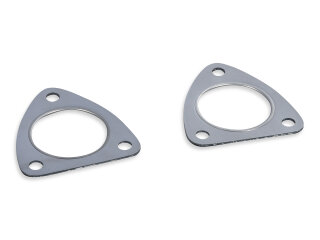 2x manifold gasket for PORSCHE 924S 944 968 exhaust KAT to Y-pipe ELRING