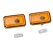 2x clignotants latéraux pour PORSCHE 911 G 964 993 924 944 968 ORANGE + ampoules HELLA