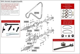 Juego de juntas de ejes equilibradores para PORSCHE 924S 944 968 SET de juntas