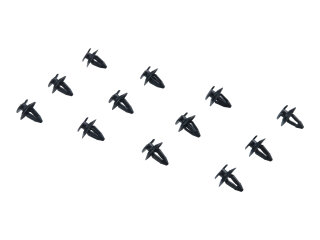 12x embellecedores de puerta con clip para PORSCHE 911 F G del 69- 964 993 924 944 968 928 914