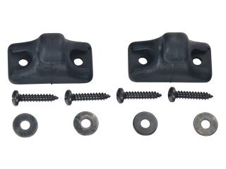ポルシェ 944 (86～968) 用サンバイザーブラケット 2 個、クリップ + ネジ