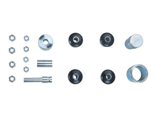 Suportes de borracha para 2 bra&ccedil;os triangulares para PORSCHE 928 S4 GTS de 87 - DIANTEIRO SUPERIOR