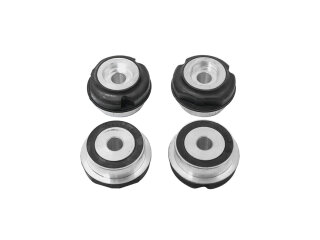 4x rubberen steunen voor achterasdrager voor PORSCHE 993...