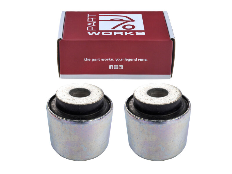 2x rubber bearing axle control arm for PORSCHE 993 rear...