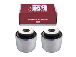 2x rubber bearing axle control arm for PORSCHE 993 rear...