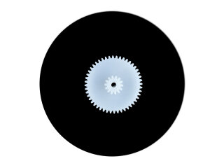 E3 48x14 Zahnrad f&uuml;r VDO Tacho Kombiinstrument Kilometerz&auml;hler Reparatur