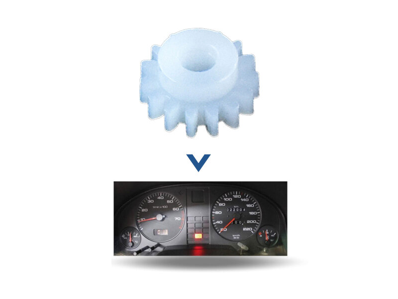 Ingranaggio tachimetro E15 per riparazione contachilometri quadro strumenti AUDI 90