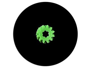 Seat adjustment gear for BMW 3 Series E36, electric, green, 67318357058