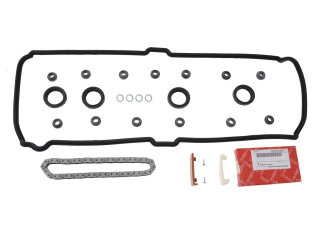 Guarnizione coperchio valvole per PORSCHE 944 S S2 928 S4 + catena di distribuzione + pattino di guida