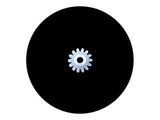 Snelheidsmetertandwiel voor PORSCHE 924 944-85 Kilometerteller Variant 2 M14