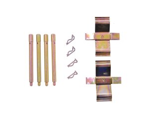 Borgpen + veerplaat remblok voor PORSCHE 911 2.7 SC 3.0...