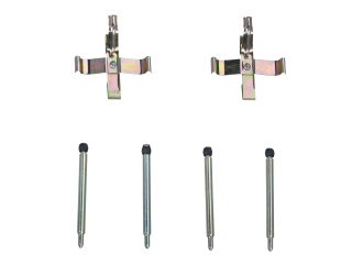 Brake pad retaining pin + spring plate for PORSCHE 911...