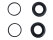 Jogo de juntas pinça de freio para PORSCHE 911 3.2 Carrera seal REAR