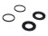 Set guarnizioni pinza freno per PORSCHE 911 3.2 Carrera guarnizione POSTERIORE