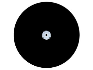 SAAB 99 計器クラスター M25 用スピードメーターギア