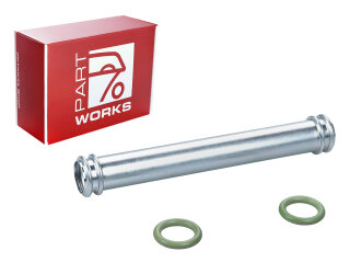 Tubo di ritorno dellolio per PORSCHE 911 F/G 930 964 993 MONOBLOCCO + Anello di tenuta 90110735101