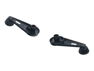 2x manovelle alzacristalli per PORSCHE 911 G 3.2 dal 84- Alzacristalli NERO