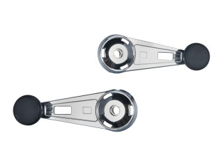 2x Manivelas de Vidro para PORSCHE 911 F/G SC at&eacute; 1983 - Regulador de Vidro CROMADO