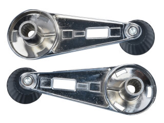 2x Window cranks for PORSCHE 911 F/G SC up to -83 Window regulator CHROME