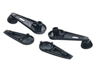 2x window cranks for PORSCHE 911 up to -83 window regulator + cover BLACK