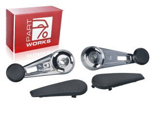 2x raamkruk voor PORSCHE 911 t/m -83 raammechanisme +...